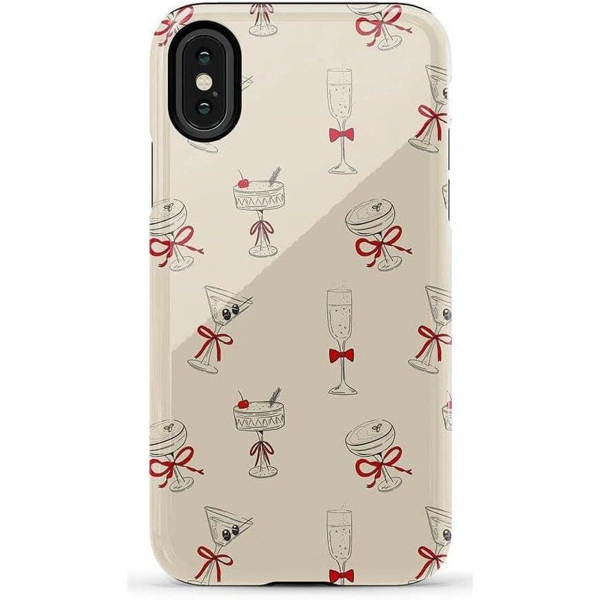 imageCasely iPhone XXS Case  Cupids Canvas  Periwinkle Floral  Essential Slim DualLayer Protective DesignTini  Kitty and Vibe Holiday