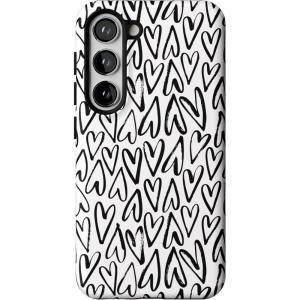 Casely Galaxy S23 Plus Case | Cherry on Top | Red Cherries | Essential Slim Dual-Layer Protective Design(Heart Throb | Endless Hearts)