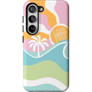 Casely Galaxy S23 Plus Case | Cherry on Top | Red Cherries | Essential Slim Dual-Layer Protective Design(Pura Vida | Tropical Dreams)