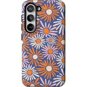 Casely Galaxy S23 Plus Case | Cherry on Top | Red Cherries | Essential Slim Dual-Layer Protective Design(Spring Forward | Daisy Floral)
