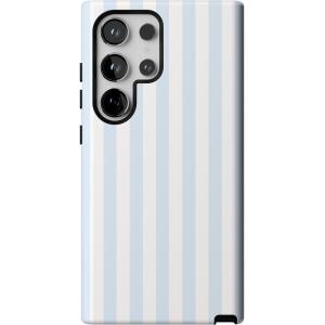 Casely Galaxy S24 Ultra Case | That’s Amore | Valentine’s | Essential Slim Dual-Layer Protective Design(Blue Stripes | Sunday Best)