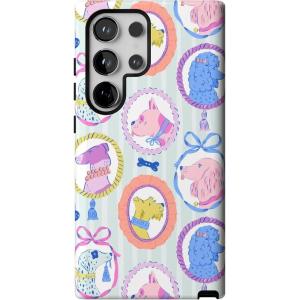 Casely Galaxy S24 Ultra Case | That’s Amore | Valentine’s | Essential Slim Dual-Layer Protective Design(Chateau Pups | French Dog)