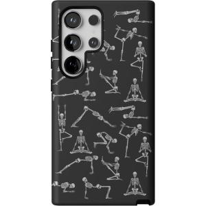 Casely Galaxy S24 Ultra Case | That’s Amore | Valentine’s | Essential Slim Dual-Layer Protective Design(Corpse Pose | Skeleton Yoga)