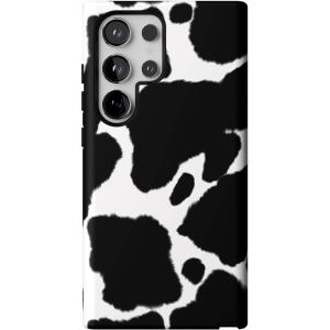 Casely Galaxy S24 Ultra Case | That’s Amore | Valentine’s | Essential Slim Dual-Layer Protective Design(Current MOOd | Cow Print)