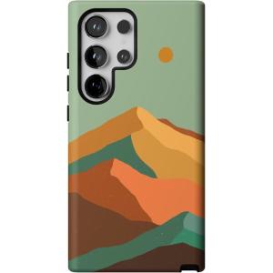 Casely Galaxy S24 Ultra Case | That’s Amore | Valentine’s | Essential Slim Dual-Layer Protective Design(Endless Peaks | Colorblock Mountain)