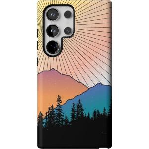 Casely Galaxy S24 Ultra Case | That’s Amore | Valentine’s | Essential Slim Dual-Layer Protective Design(Golden Hour | Mountain Sunset)