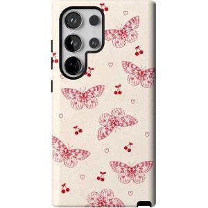 Casely Galaxy S24 Ultra Case | That’s Amore | Valentine’s | Essential Slim Dual-Layer Protective Design(Heart Flutters | Butterfly)