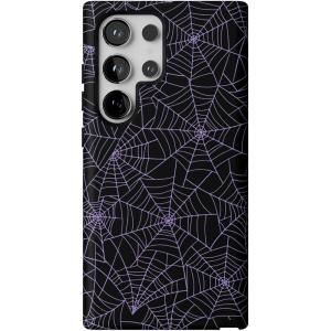Casely Galaxy S24 Ultra Case | That’s Amore | Valentine’s | Essential Slim Dual-Layer Protective Design(Midnight Web | Spider Web)