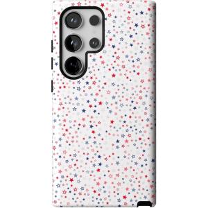 Casely Galaxy S24 Ultra Case | That’s Amore | Valentine’s | Essential Slim Dual-Layer Protective Design(Seeing Stars | Red  White & Blue)