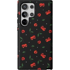 Casely Galaxy S24 Ultra Case | That’s Amore | Valentine’s | Essential Slim Dual-Layer Protective Design(Sweet Revenge | Cherry Skulls)