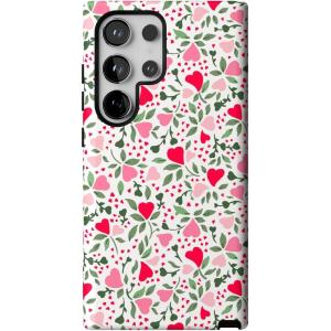 Casely Galaxy S24 Ultra Case | That’s Amore | Valentine’s | Essential Slim Dual-Layer Protective Design(Vines of Love | Floral Heart)