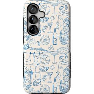 Casely Galaxy S25 Case | Hanging Around | Potted Plants Floral | Bold Protective Design | Compatible with MagSafe(Amalfi Aperitivo | Dolce Vita)