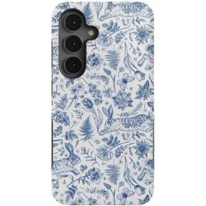 Casely Galaxy S25 Case | Hanging Around | Potted Plants Floral | Bold Protective Design | Compatible with MagSafe(Hop & Bloom | Bunny Toile)
