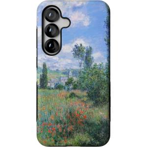 Casely Galaxy S25 Case | Hanging Around | Potted Plants Floral | Bold Protective Design | Compatible with MagSafe(Monet’s View | The Met Museum)