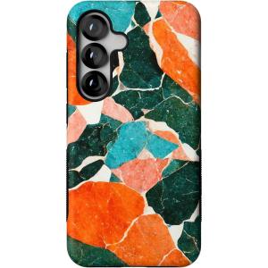 Casely Galaxy S25 Case | Hanging Around | Potted Plants Floral | Bold Protective Design | Compatible with MagSafe(Of Quartz! | Sculpted Marble)