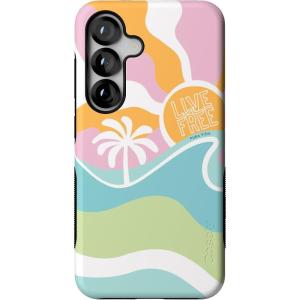 Casely Galaxy S25 Case | Hanging Around | Potted Plants Floral | Bold Protective Design | Compatible with MagSafe(Pura Vida | Tropical Dreams)