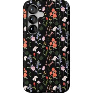 Casely Galaxy S25 Case | Hanging Around | Potted Plants Floral | Bold Protective Design | Compatible with MagSafe(Secret Garden | Mixed Floral)