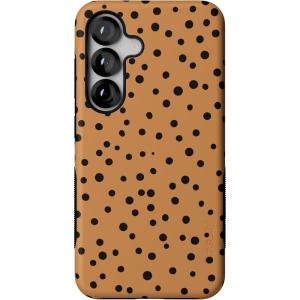 Casely Galaxy S25 Case | Hanging Around | Potted Plants Floral | Bold Protective Design | Compatible with MagSafe(Spot On | Dotted Animal Print)