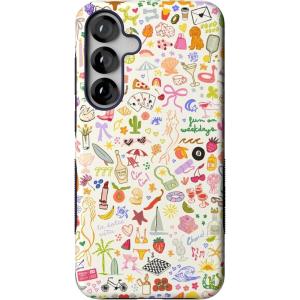 Casely Galaxy S25 Plus Case | Lucky You | Shamrock | Bold Protective Design | Compatible with MagSafe(All the Fun Things | Fun on Weekdays)
