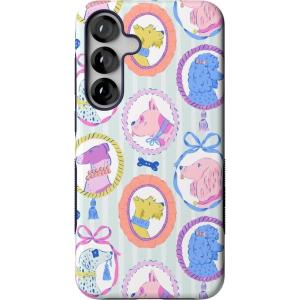 Casely Galaxy S25 Plus Case | Lucky You | Shamrock | Bold Protective Design | Compatible with MagSafe(Chateau Pups | French Dog)