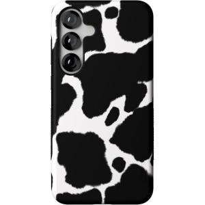 Casely Galaxy S25 Plus Case | Lucky You | Shamrock | Bold Protective Design | Compatible with MagSafe(Current MOOd | Cow Print)