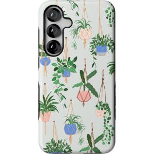 Casely Galaxy S25 Plus Case | Lucky You | Shamrock | Bold Protective Design | Compatible with MagSafe(Hanging Around | Potted Plants Floral)