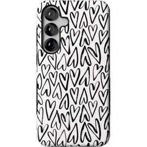 Casely Galaxy S25 Plus Case | Lucky You | Shamrock | Bold Protective Design | Compatible with MagSafe(Heart Throb | Endless Hearts)