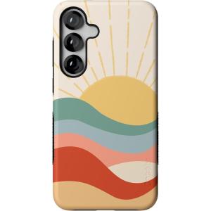 Casely Galaxy S25 Plus Case | Lucky You | Shamrock | Bold Protective Design | Compatible with MagSafe(Here Comes the Sun | Colorblock Sunset)