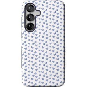 Casely Galaxy S25 Plus Case | Lucky You | Shamrock | Bold Protective Design | Compatible with MagSafe(Lovebug | Blue Hearts)