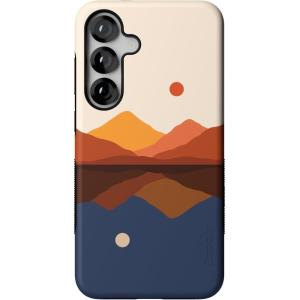 Casely Galaxy S25 Plus Case | Lucky You | Shamrock | Bold Protective Design | Compatible with MagSafe(Opposites Attract | Day & Night Mountains)