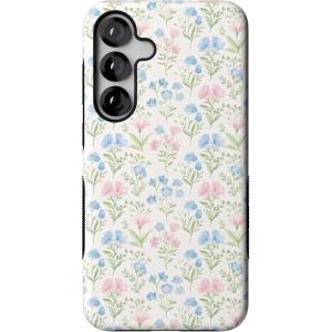 Casely Galaxy S25 Plus Case | Lucky You | Shamrock | Bold Protective Design | Compatible with MagSafe(Pastel Garden | Sunday Best)