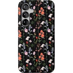 Casely Galaxy S25 Plus Case | Lucky You | Shamrock | Bold Protective Design | Compatible with MagSafe(Secret Garden | Mixed Floral)