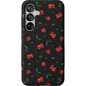 Casely Galaxy S25 Plus Case | Lucky You | Shamrock | Bold Protective Design | Compatible with MagSafe(Sweet Revenge | Cherry Skulls)