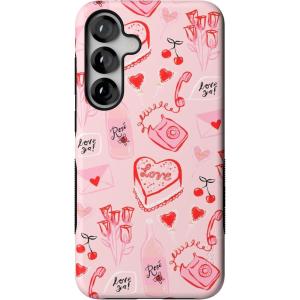 Casely Galaxy S25 Plus Case | Lucky You | Shamrock | Bold Protective Design | Compatible with MagSafe(That’s Amore | Valentine’s)