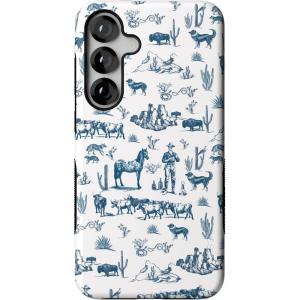 Casely Galaxy S25 Plus Case | Lucky You | Shamrock | Bold Protective Design | Compatible with MagSafe(Wild West Adventure | Desert)