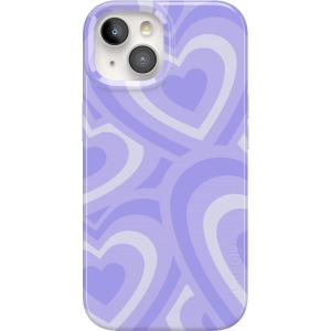 Casely iPhone 15 Plus Case | Monet’s Morning | The Met Museum | Compatible with MagSafe | Classic Ultra Slim Design(Love Song | Lavender Heart)