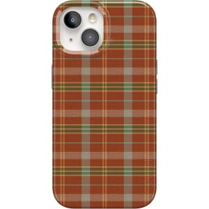 Casely iPhone 15 Plus Case | Monet’s Morning | The Met Museum | Compatible with MagSafe | Classic Ultra Slim Design(Spiced Chai | Fall Plaid)