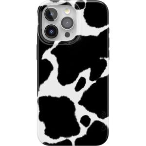 Casely iPhone 15 Pro Max Case | Monet’s Water Lilies | The Met Museum | Compatible with MagSafe | Classic Ultra Slim Design(Current MOOd | Cow Print)
