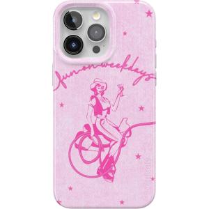 Casely iPhone 15 Pro Max Case | Monet’s Water Lilies | The Met Museum | Compatible with MagSafe | Classic Ultra Slim Design(Denim Cowgirl | Fun on Weekdays)