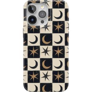 Casely iPhone 15 Pro Max Case | Monet’s Water Lilies | The Met Museum | Compatible with MagSafe | Classic Ultra Slim Design(Mystic Moonstar | Black Celestial)