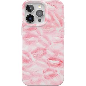 Casely iPhone 15 Pro Max Case | Monet’s Water Lilies | The Met Museum | Compatible with MagSafe | Classic Ultra Slim Design(Sealed with a Kiss | Pink Lipstick)