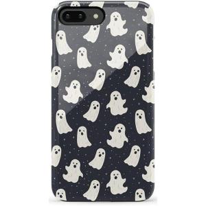 Casely iPhone 6/7/8 Plus Case | Pura Vida | Tropical Dreams | Essential Slim Dual-Layer Protective Design(All Boos No Bite | Friendly Ghost)