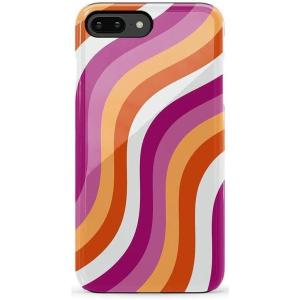 Casely iPhone 6/7/8 Plus Case | Pura Vida | Tropical Dreams | Essential Slim Dual-Layer Protective Design(All for Love | Pride)