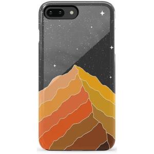 Casely iPhone 6/7/8 Plus Case | Pura Vida | Tropical Dreams | Essential Slim Dual-Layer Protective Design(Night Skies | Mountain Starlight)