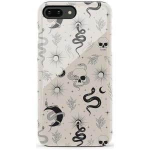 Casely iPhone 6/7/8 Plus Case | Pura Vida | Tropical Dreams | Essential Slim Dual-Layer Protective Design(No Further Explanation | Snakes & Skulls)