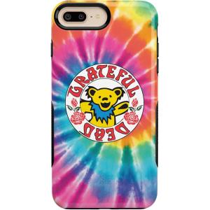 Casely iPhone 6/7/8 Plus Case | Pura Vida | Tropical Dreams | Essential Slim Dual-Layer Protective Design(On Tour | Grateful Dead Tie Dye Sticker)
