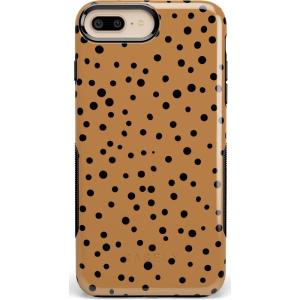 Casely iPhone 6/7/8 Plus Case | Pura Vida | Tropical Dreams | Essential Slim Dual-Layer Protective Design(Spot On | Dotted Animal)