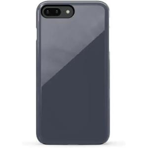 Casely iPhone 6/7/8 Plus Case | Pura Vida | Tropical Dreams | Essential Slim Dual-Layer Protective Design(The Boyfriend Collection | Slate Blue)