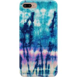 Casely iPhone 6/7/8 Plus Case | Something’s Fishy | Navy Blue & Yellow Fish Print | Classic Ultra Slim Design(Do or Dye Acid Wash Tie Dye)