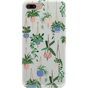 Casely iPhone 6/7/8 Plus Case | Something’s Fishy | Navy Blue & Yellow Fish Print | Classic Ultra Slim Design(Hanging Around | Potted Plants Floral)